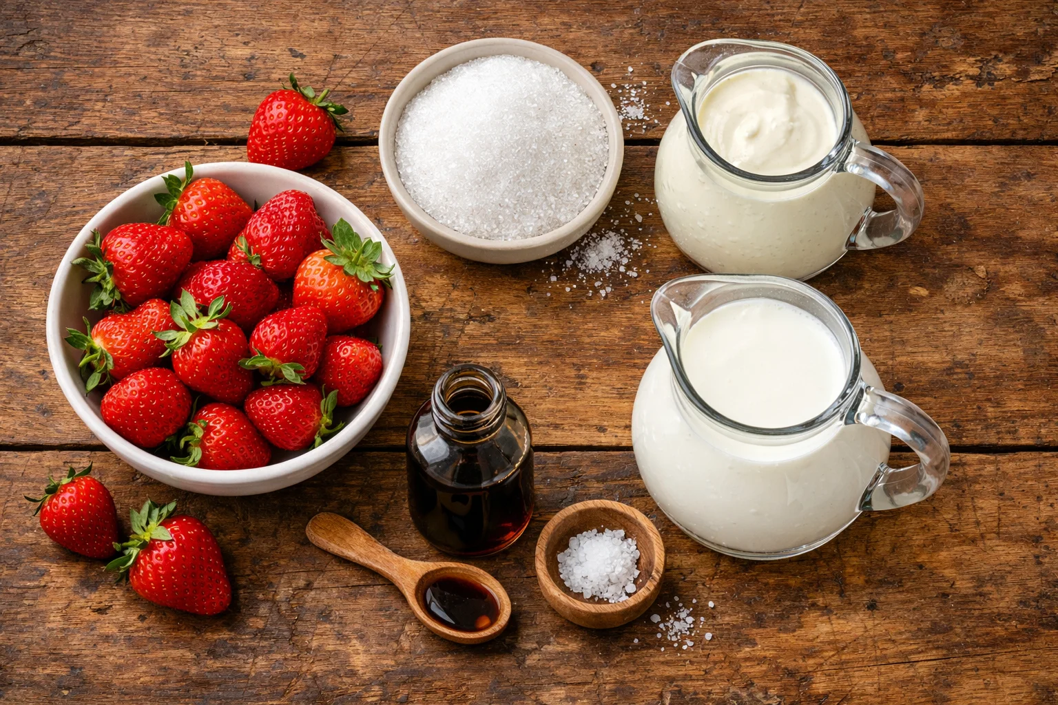 Creamy Homemade Strawberry Ice Cream - Simply Delicious Treats