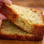 Delicious banana zucchini bread with shredded zucchini and ripe bananas, perfect snack.