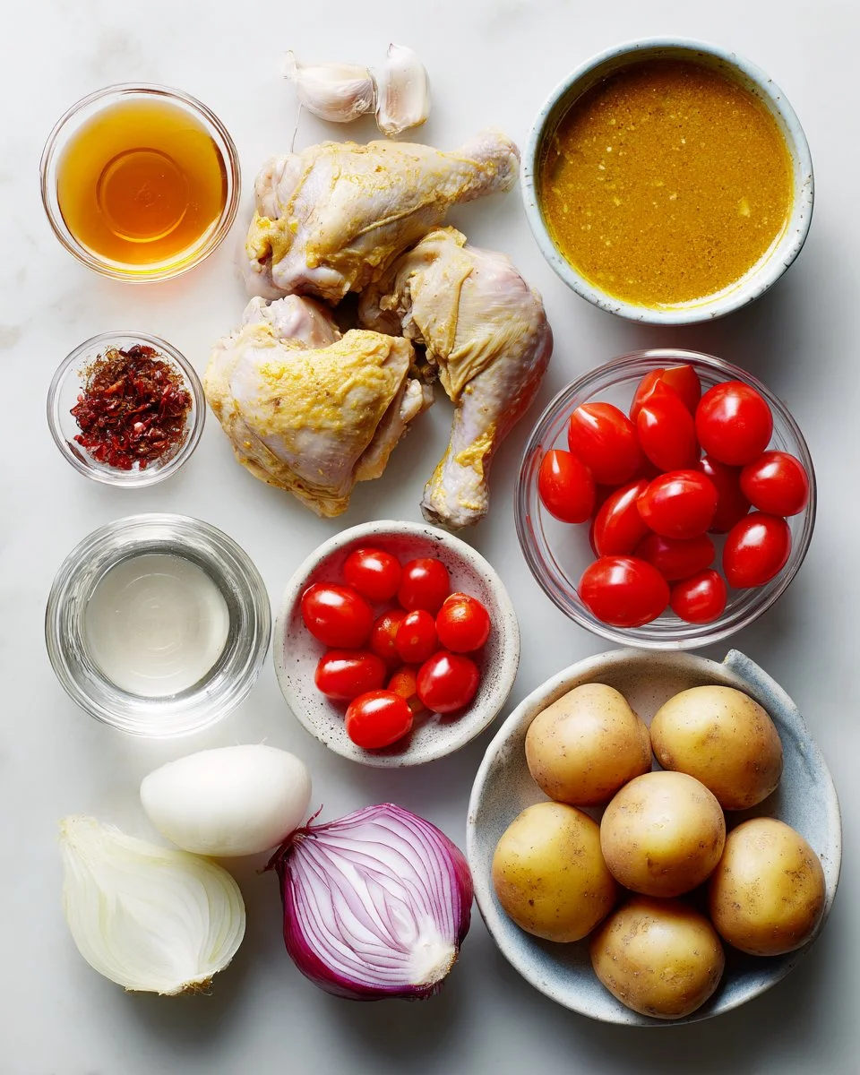 Authentic Thai Yellow Curry with Chicken and Potatoes