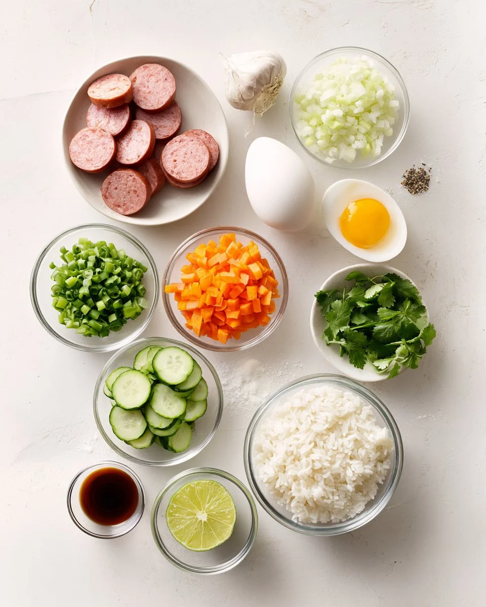 Chinese Sausage Fried Rice