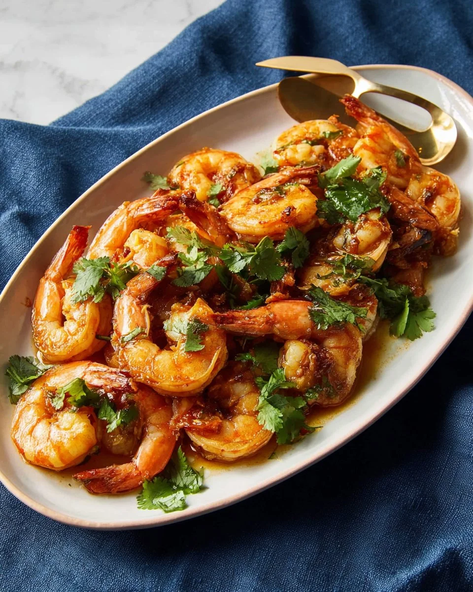 Grandma's Garlic Shrimp