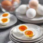 Brined salted duck eggs prepared using a traditional recipe.