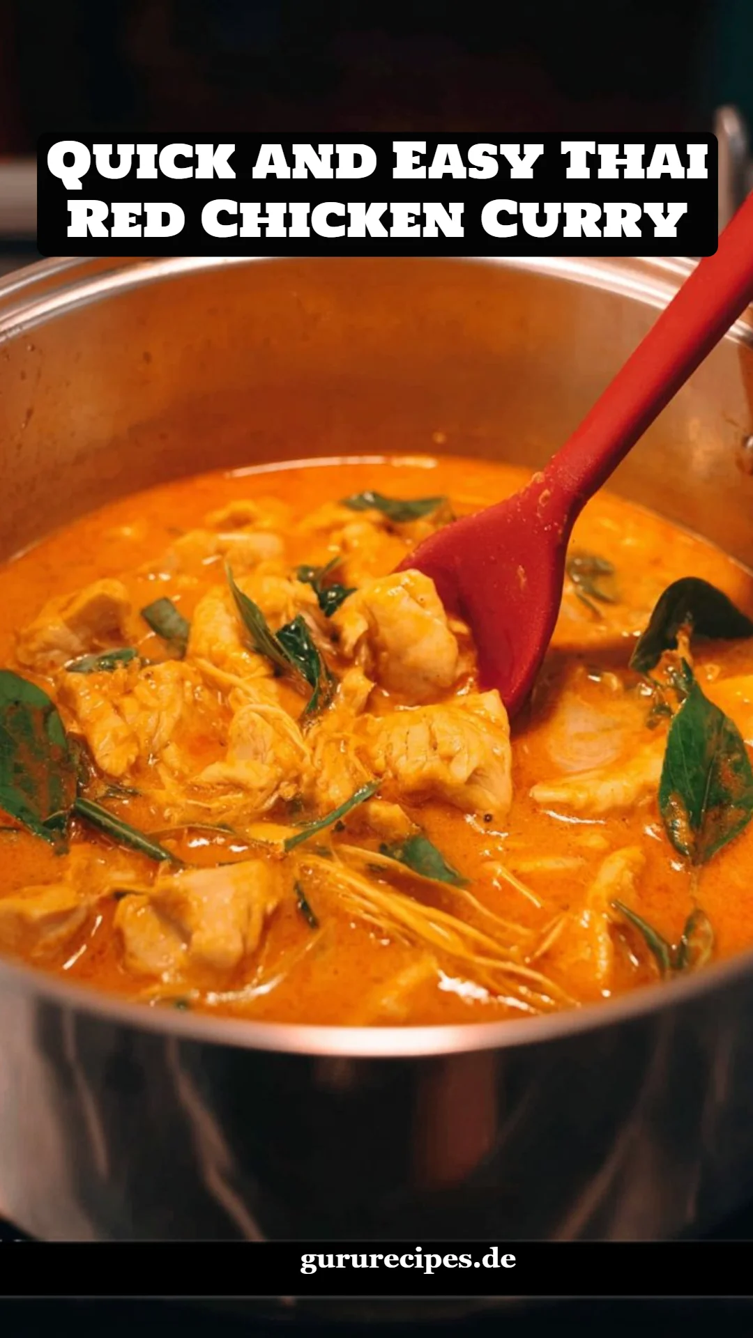 Quick and Easy Thai Red Chicken Curry