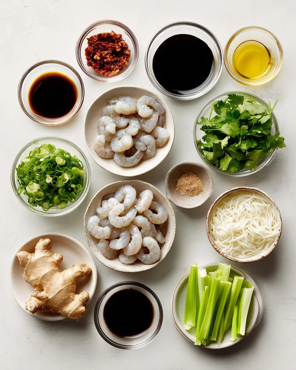 Rice Cooker Noodles with Shrimp and Ginger