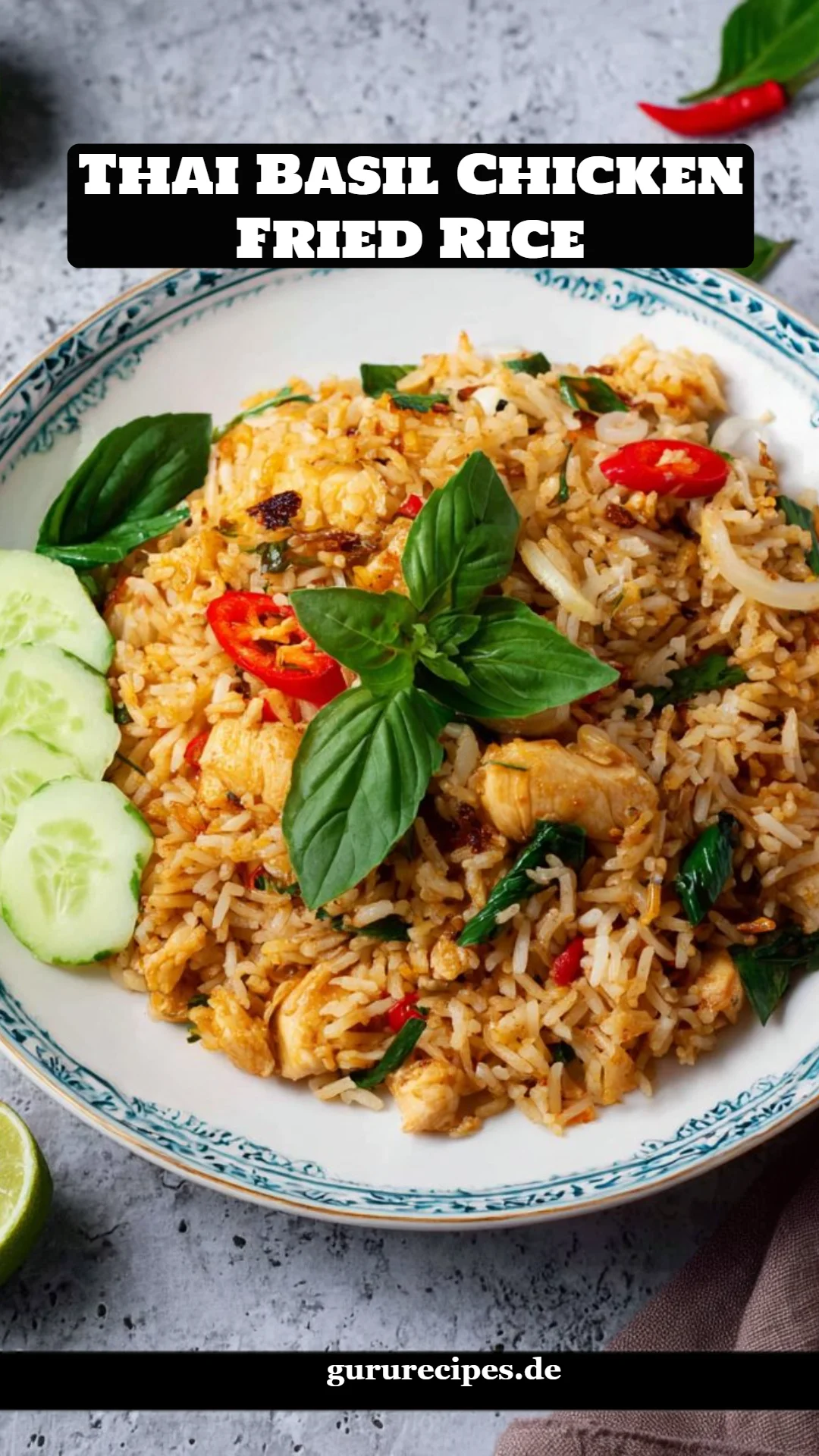 Thai Basil Chicken Fried Rice
