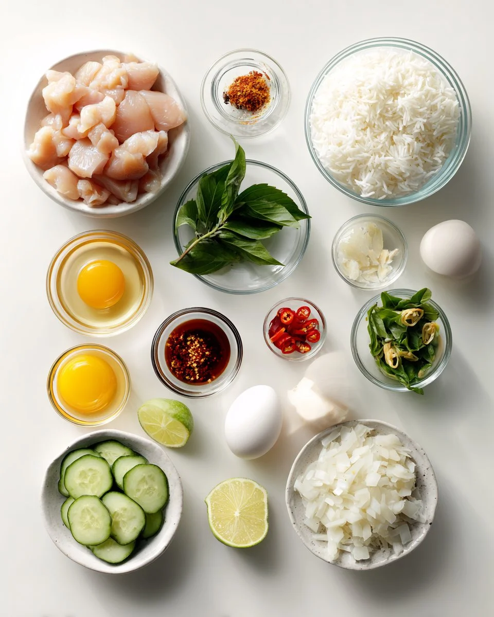 Thai Basil Chicken Fried Rice