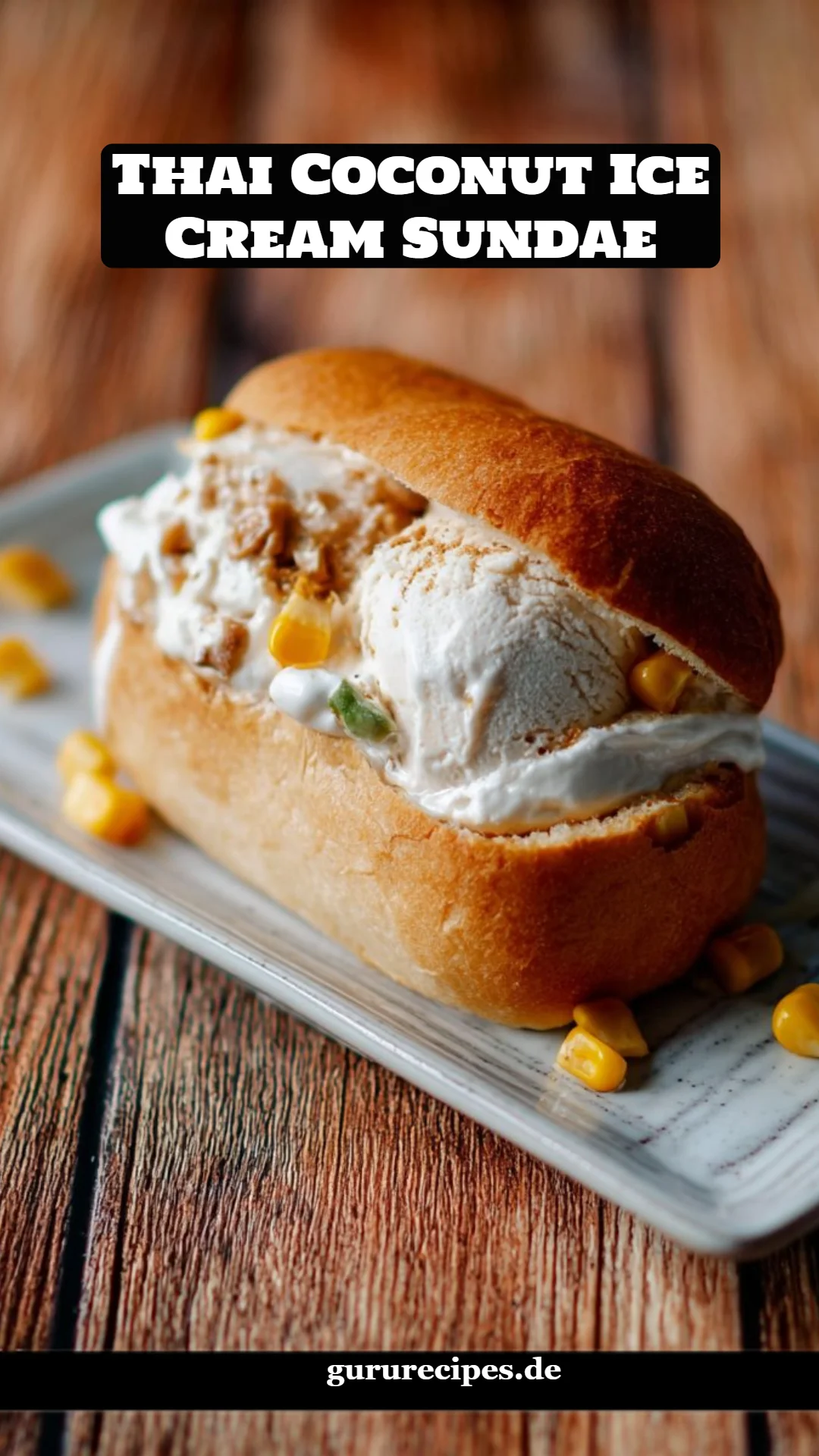 Thai Coconut Ice Cream Sundae