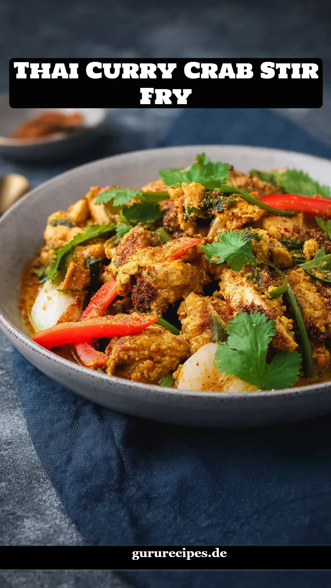 Thai Curry Crab Stir Fry