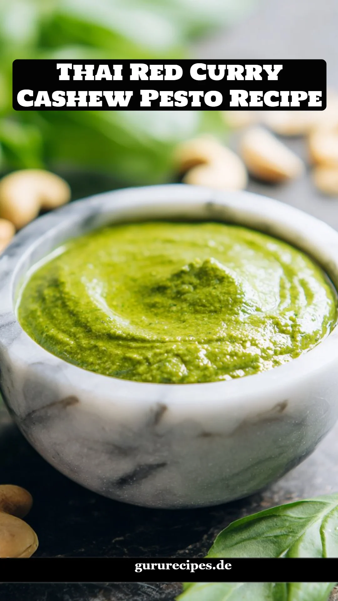Thai Red Curry Cashew Pesto Recipe