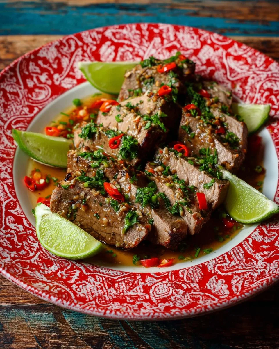 Thai Spicy Pork Bone Soup - 'Leng Saeb'