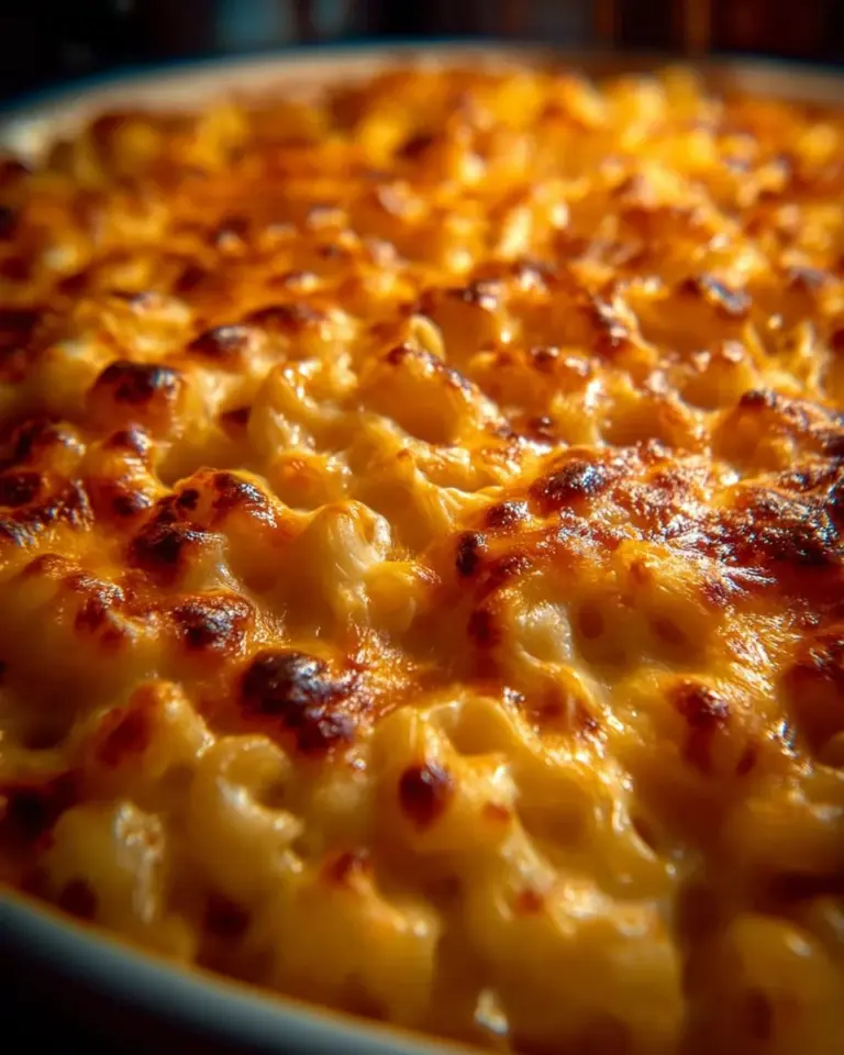 Tini's creamy Mac & Cheese served in a bowl, showcasing gooey cheese and pasta