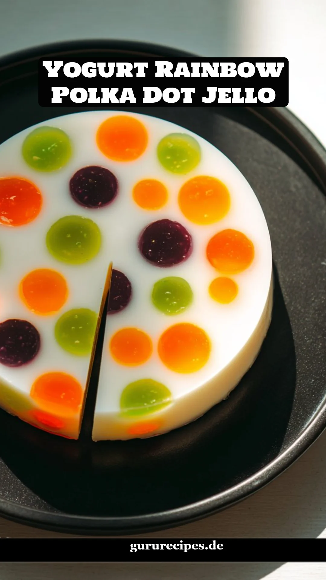 Yogurt Rainbow Polka Dot Jello