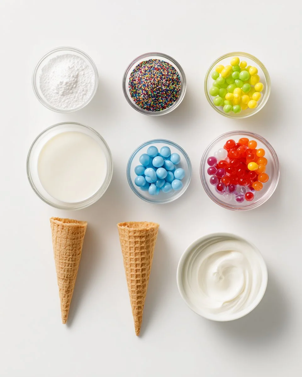Yogurt Rainbow Polka Dot Jello