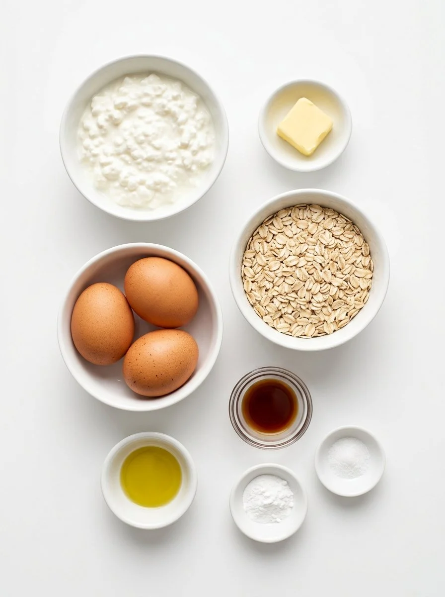 Flourless Cottage Cheese Pancakes
