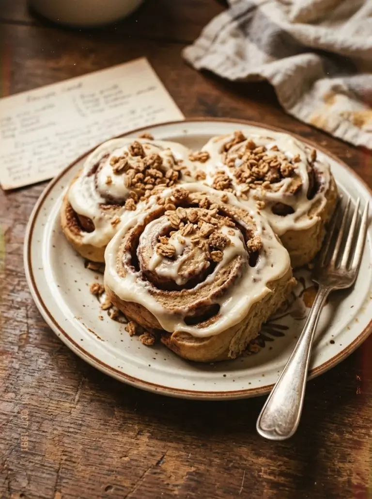 Delicious high-protein cinnamon rolls baked to perfection